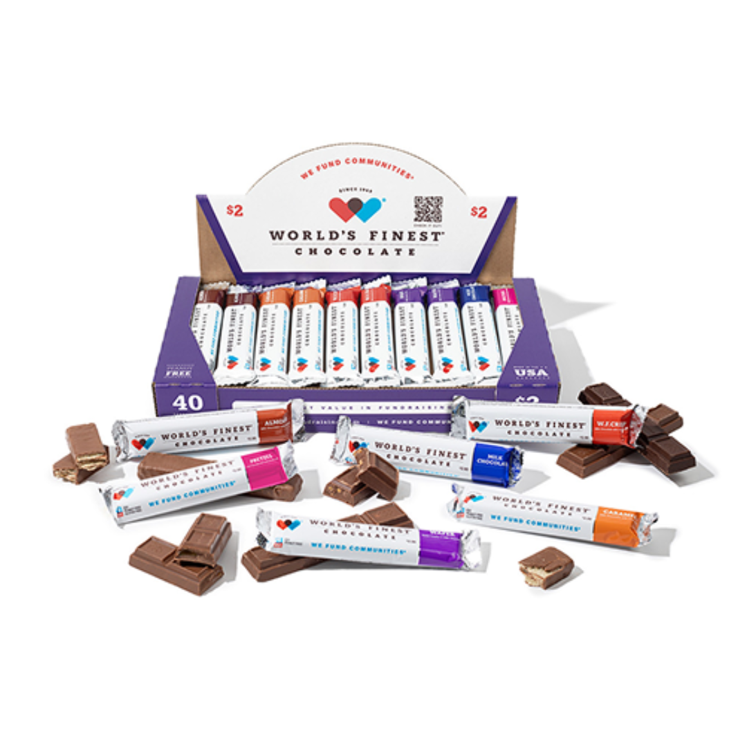 World's Finest $2 Chocolate Bar Assortment - 40ct