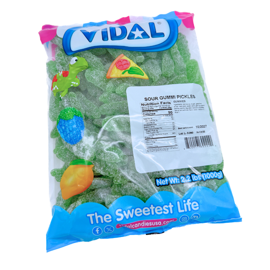 Vidal Sour Gummi Pickles - 2.2lb