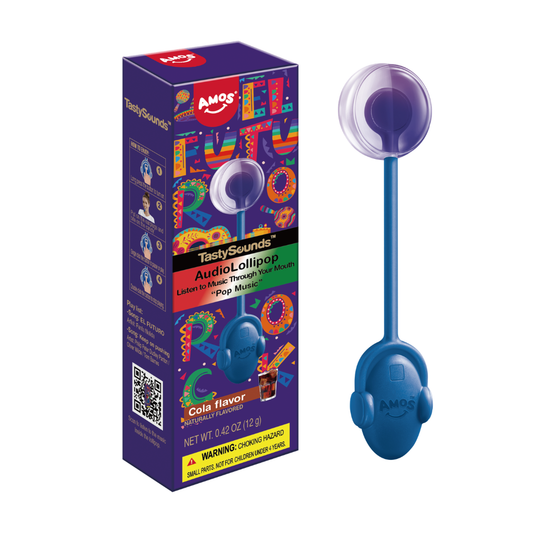 AMOS TastySounds El Futuro Music Cola Lollipop - 0.42oz