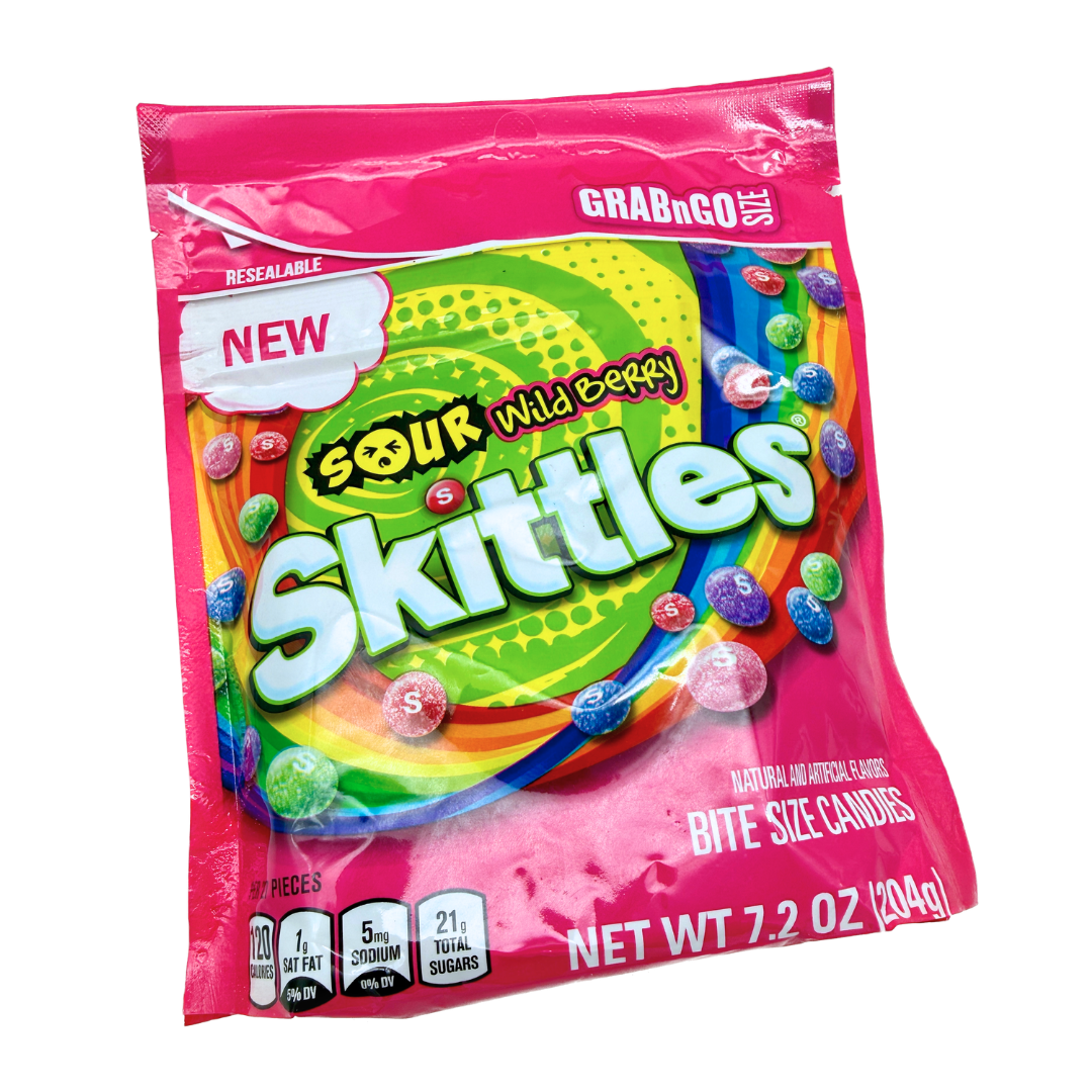 Skittles Sour Wild Berry 7 2oz Blair Candy Company skittles-sour-wild-berry-7-2oz-blair-candy-company