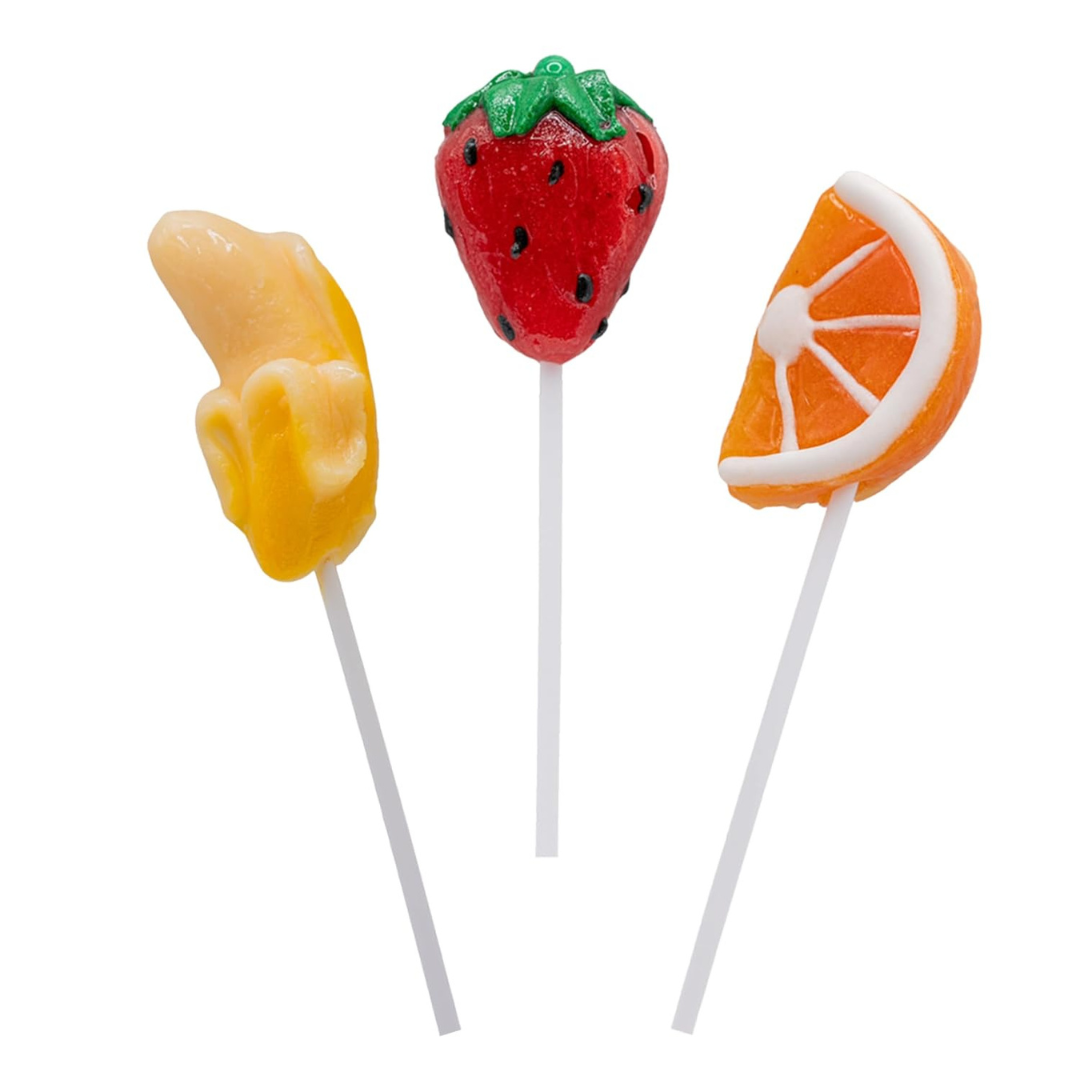Assorted Fruit Lollipops - 24ct