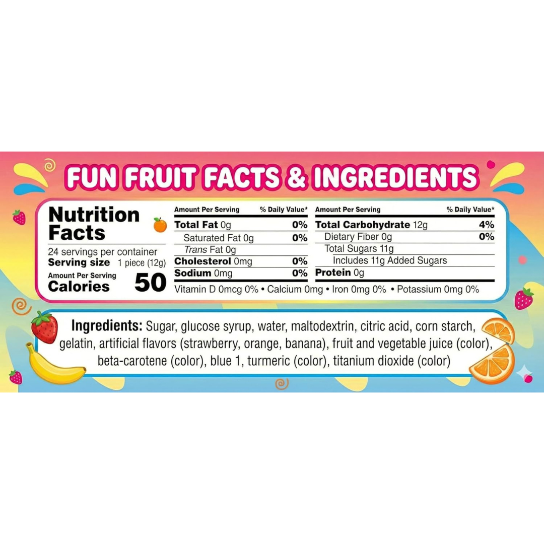 Assorted Fruit Lollipops - 24ct