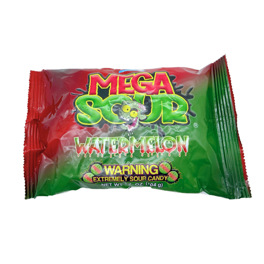 Barnetts Mega Sour Watermelon Candy - 3.7oz