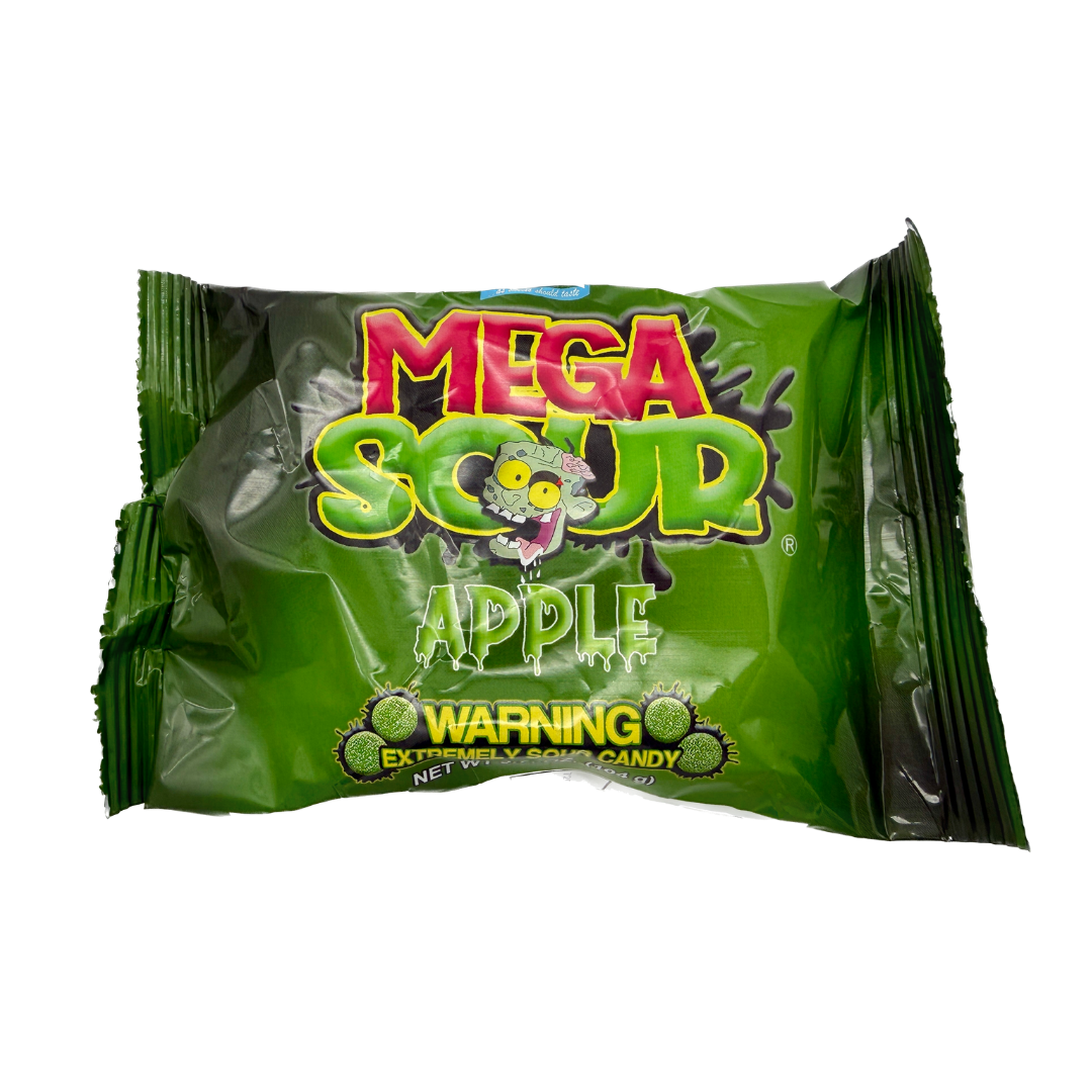 Barnetts Mega Sour Apple Candy - 3.7oz