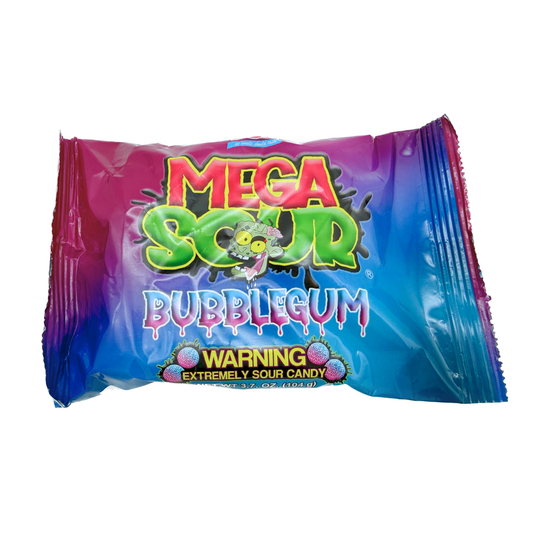 Barnetts Mega Sour Bubblegum Candy - 3.7oz