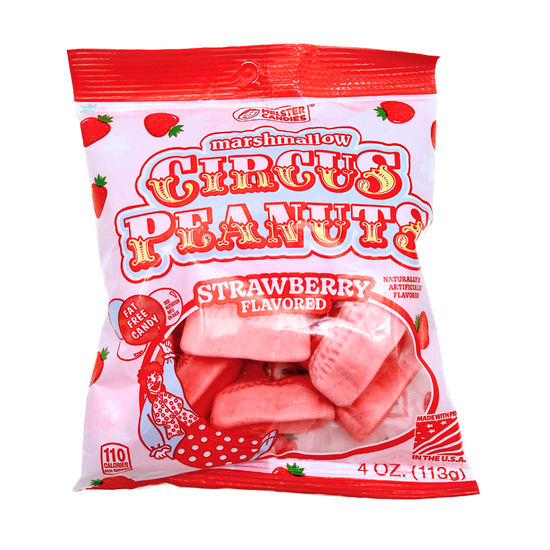 Strawberry Circus Peanuts - 4oz