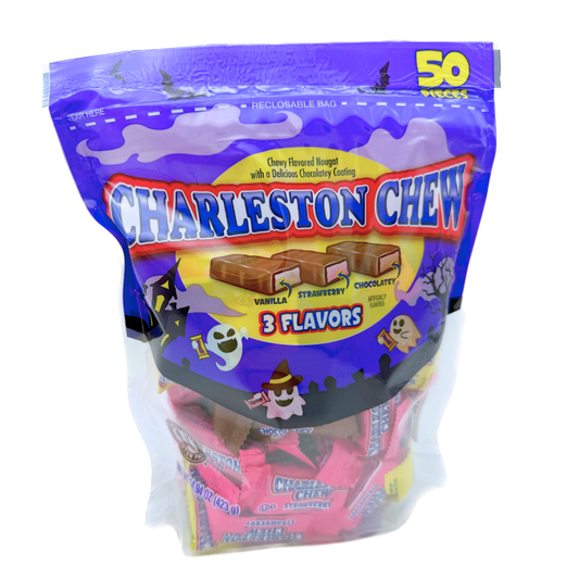 Charleston Chew 50 Piece Halloween Candy Variety Bag - 14.94oz