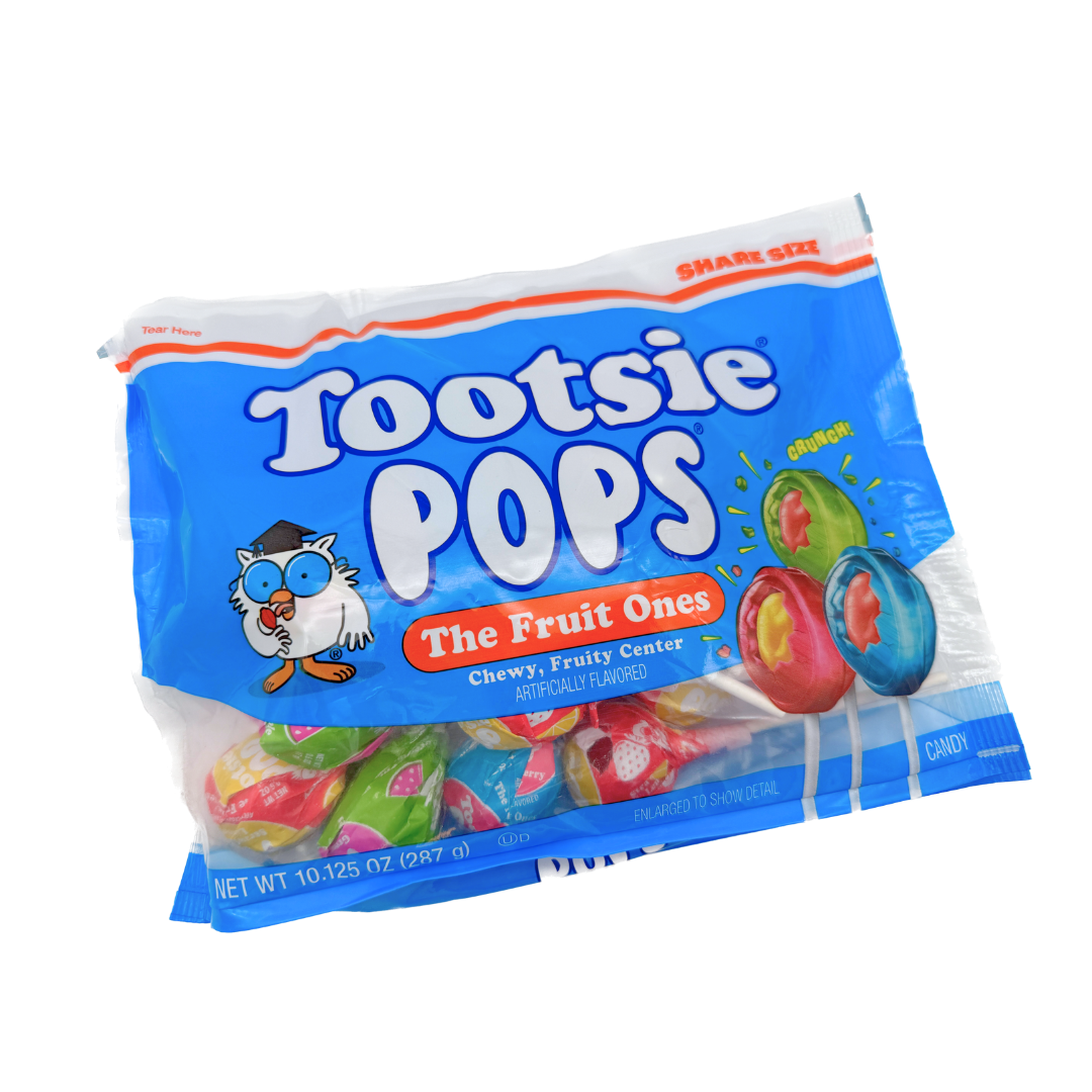 Tootsie Pops The Fruit Ones Lollipops - 10.125oz / 17pc