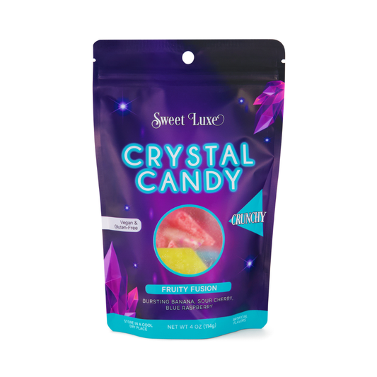 Sweet Luxe Fruity Fusion Crystal Candy - 4.02oz