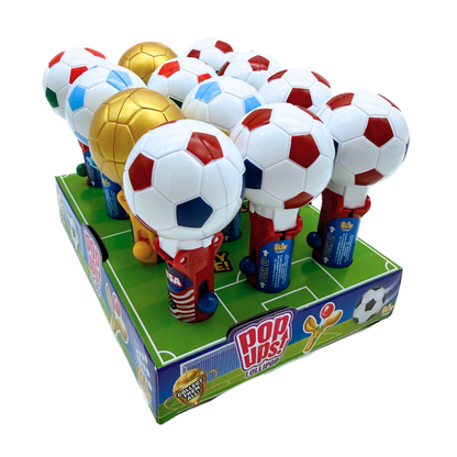 Pop Ups World Cup Soccer Lollipops - 12ct