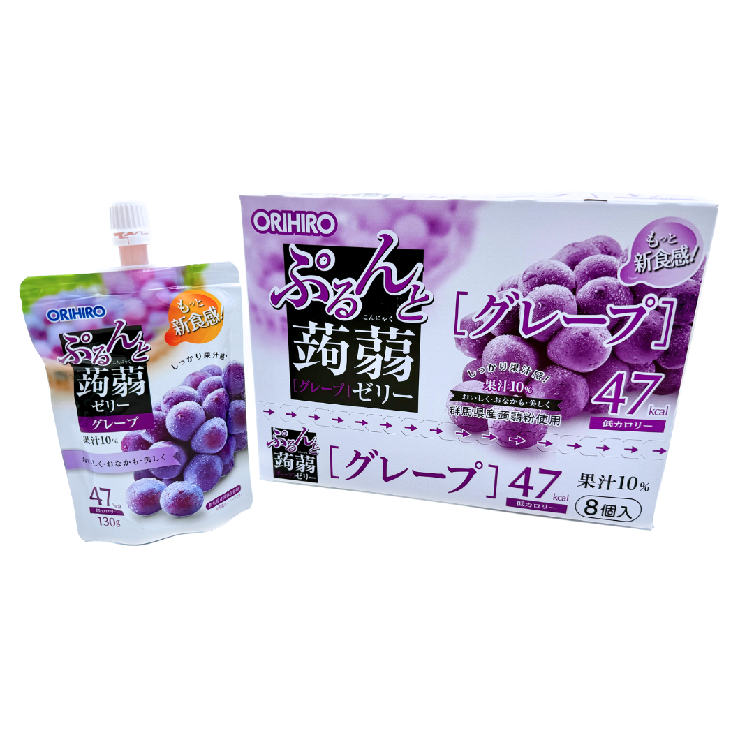 Orihiro Konjac Concord Grape Jelly - 130g / 8ct