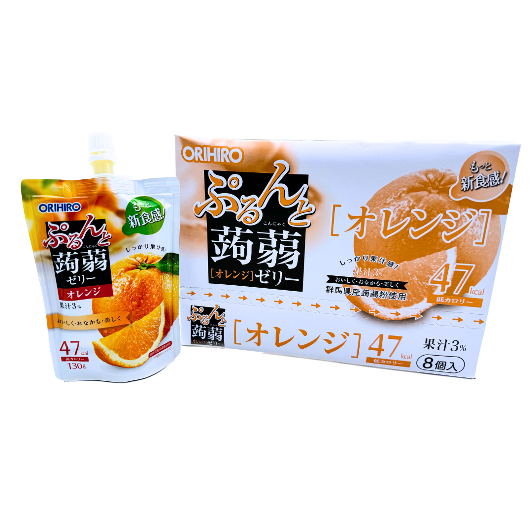 Orihiro Konjac Orange Jelly - 130g / 8ct – Blair Candy Company