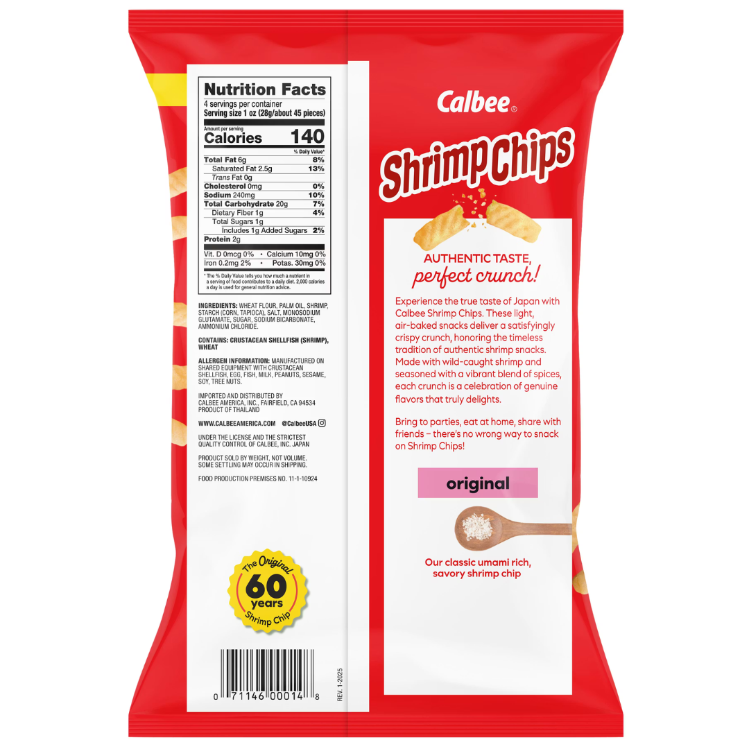 Calbee Original Shrimp Chips - 4oz