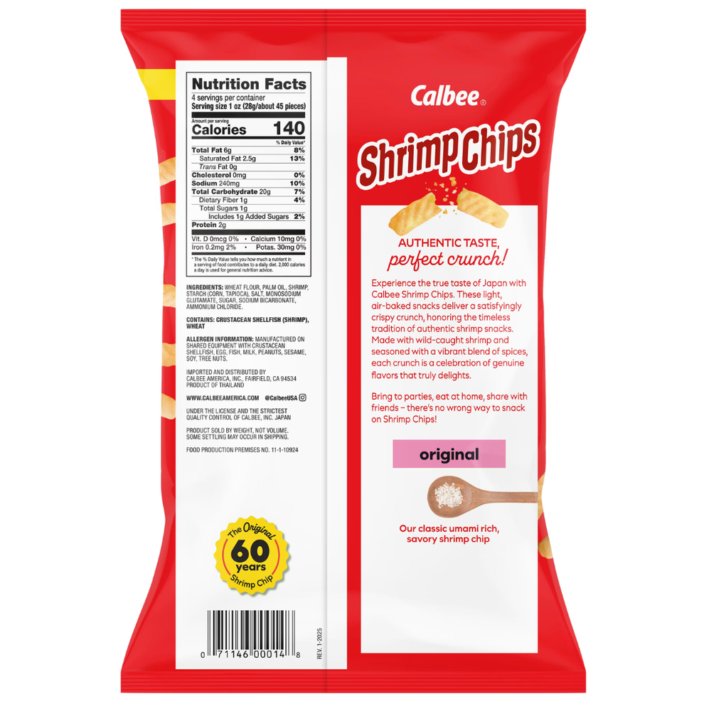 Calbee Original Shrimp Chips - 4oz – Blair Candy Company