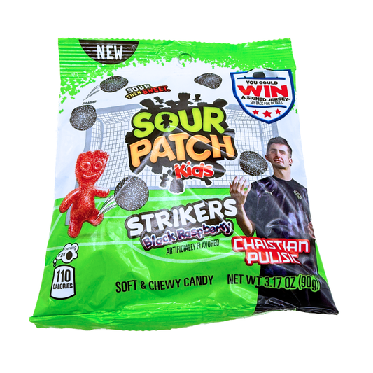 Sour Patch Kids Black Raspberry Strikers - 3.17oz
