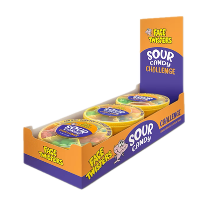 Face Twisters Sour Candy Challenge - 1.76oz / 6ct