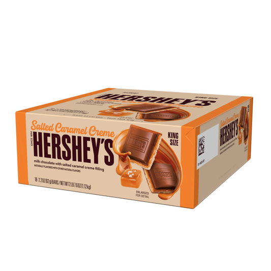 Hershey Salted Caramel King Size Milk Chocolates - 2.2oz / 18ct