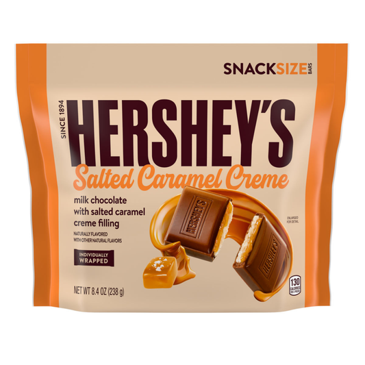 Hershey's Salted Caramel Snack Size Milk Chocolates - 8.4oz