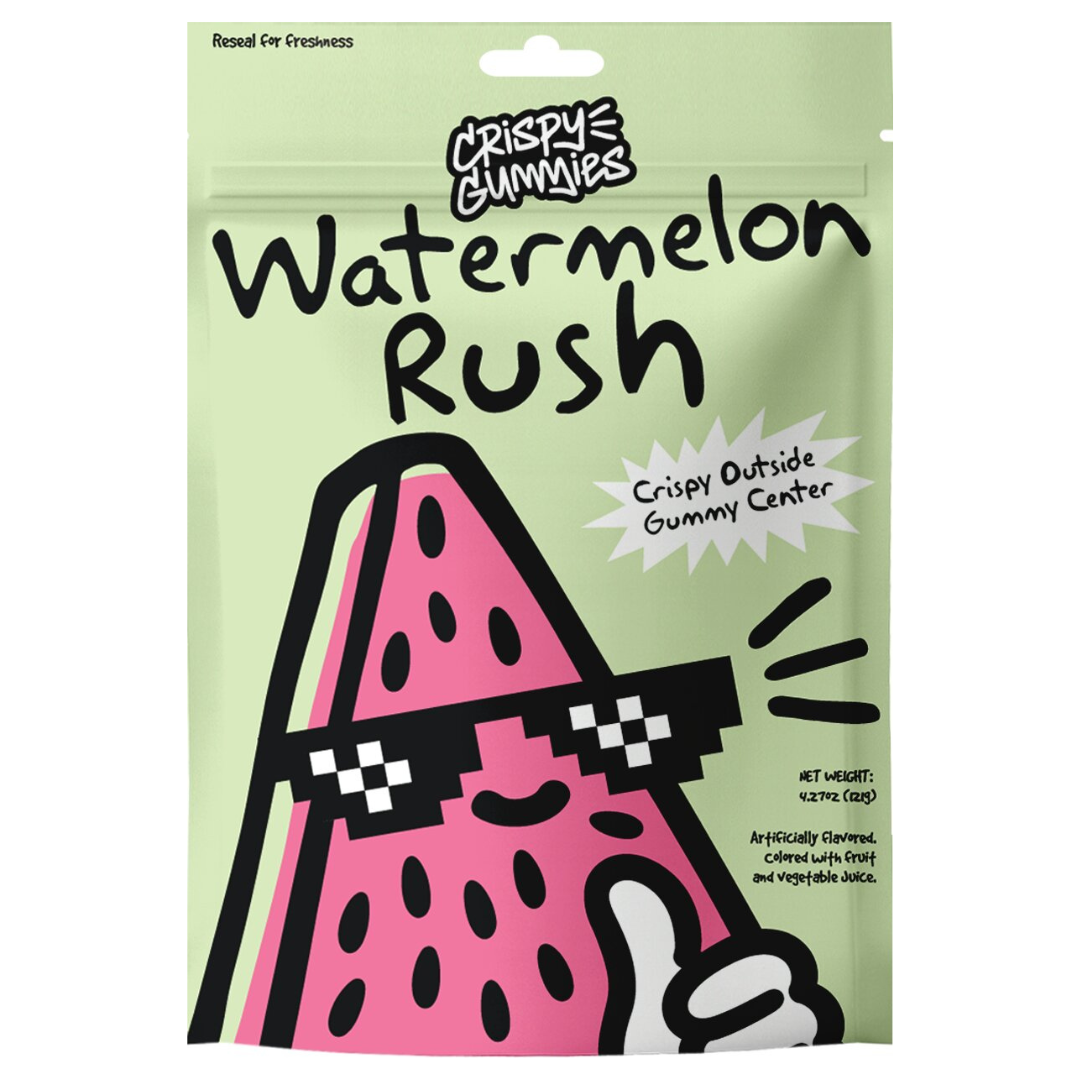 Crispy Gummies Watermelon Rush - 4.44oz