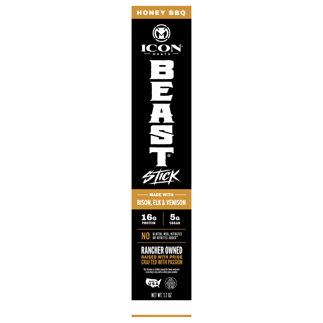 Icon Meats Honey BBQ Beast Stick - 1.7oz / 16ct