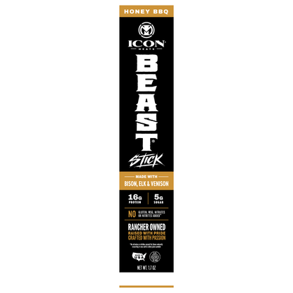Icon Meats Honey BBQ Beast Stick - 1.7oz / 16ct