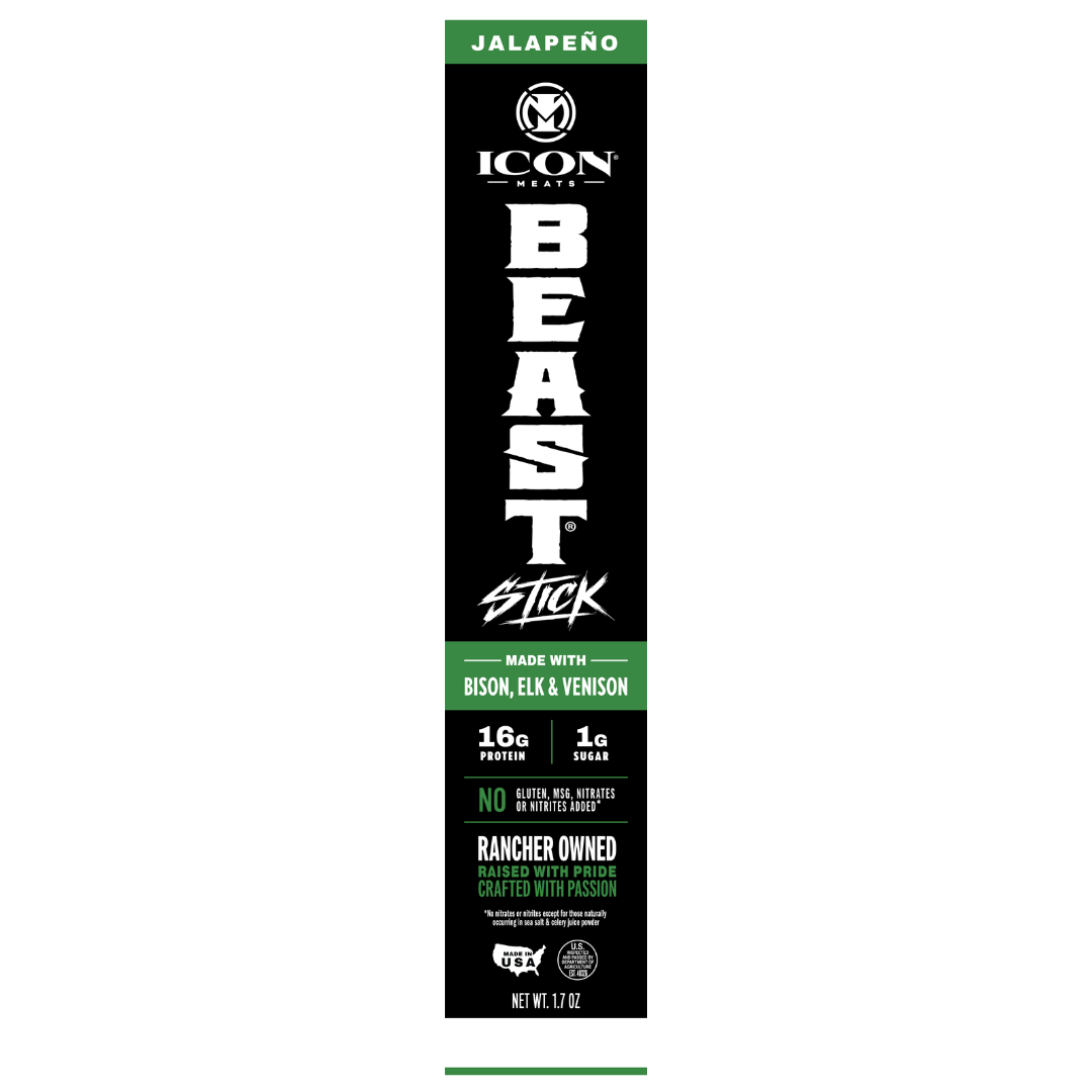 Icon Meats Jalapeno Beast Stick - 1.7oz / 16ct