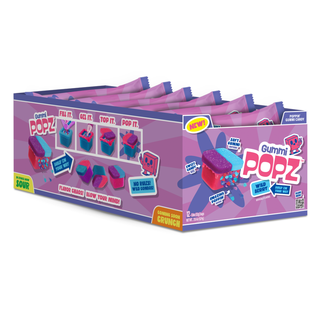 Wild Berry Gummy Popz! - 1.8oz / 12ct – Blair Candy Company