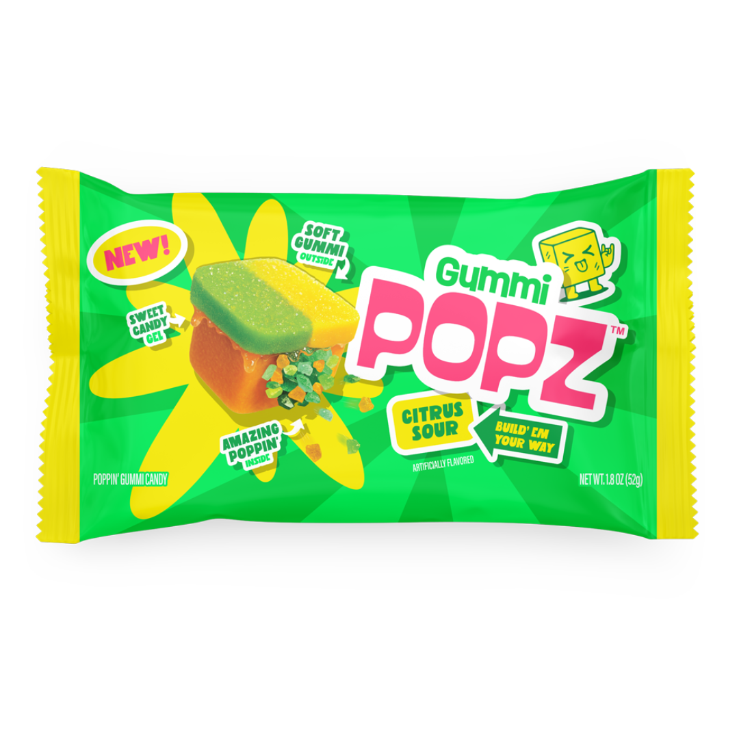 Citrus Sour Gummy Popz! - 1.8oz / 12ct