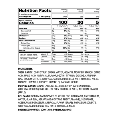 Tajubo Gummy Sushi - 1.62oz / 10ct