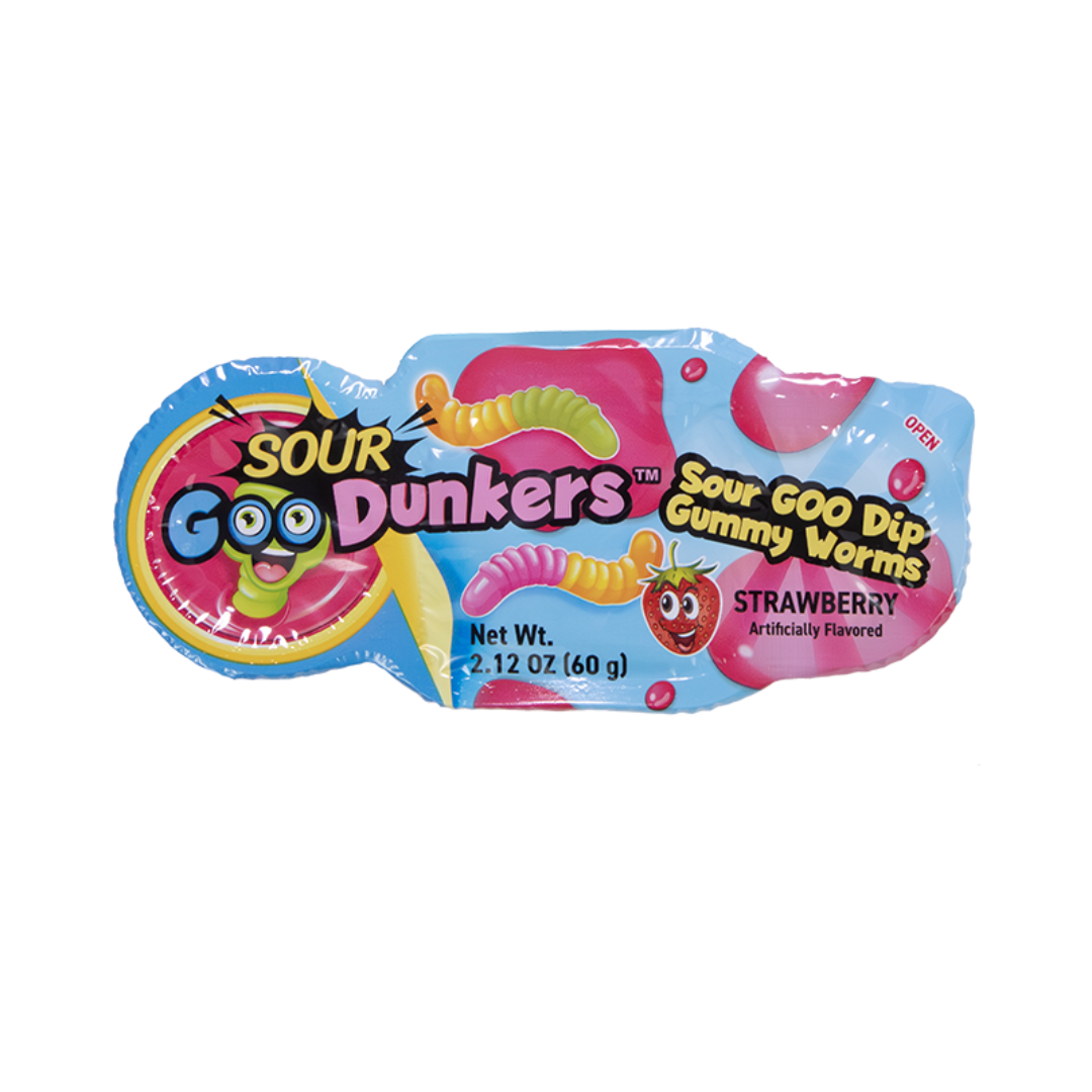 Sour GooDunkers Gummy Worms - 2.1oz / 12ct