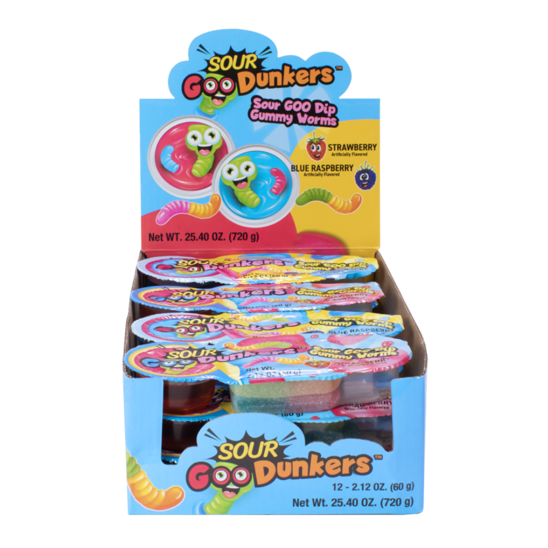 Sour GooDunkers Gummy Worms - 2.1oz / 12ct