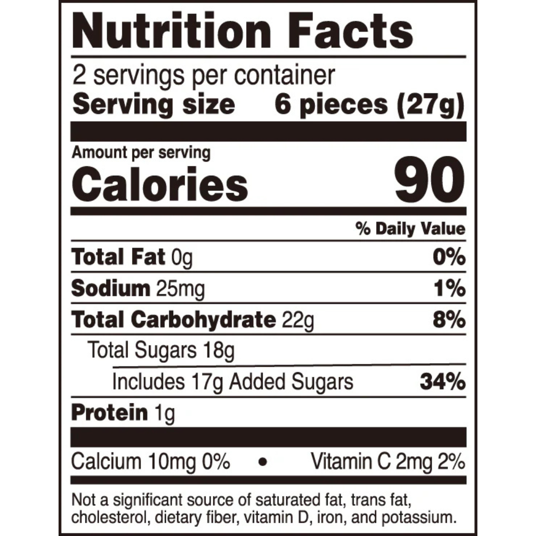 Kanro Puré Premium Hakuto Peach Gummies - 1.90oz