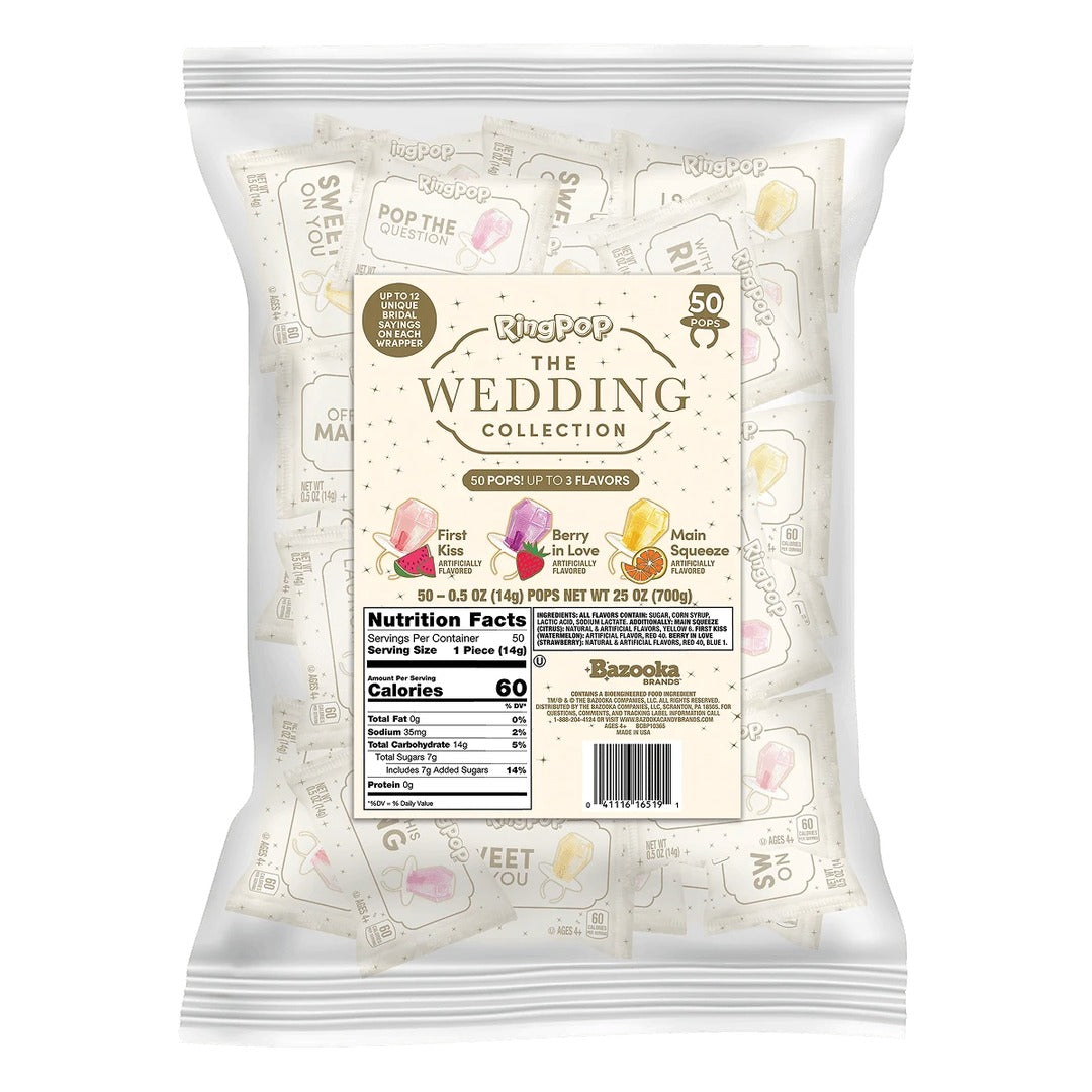 Ring Pop The Wedding Collection - 50ct