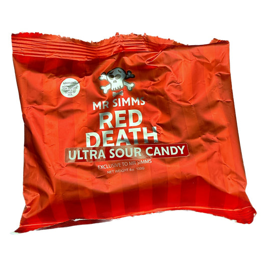 Mr Simms Red Death Ultra Sour Candy - 4oz
