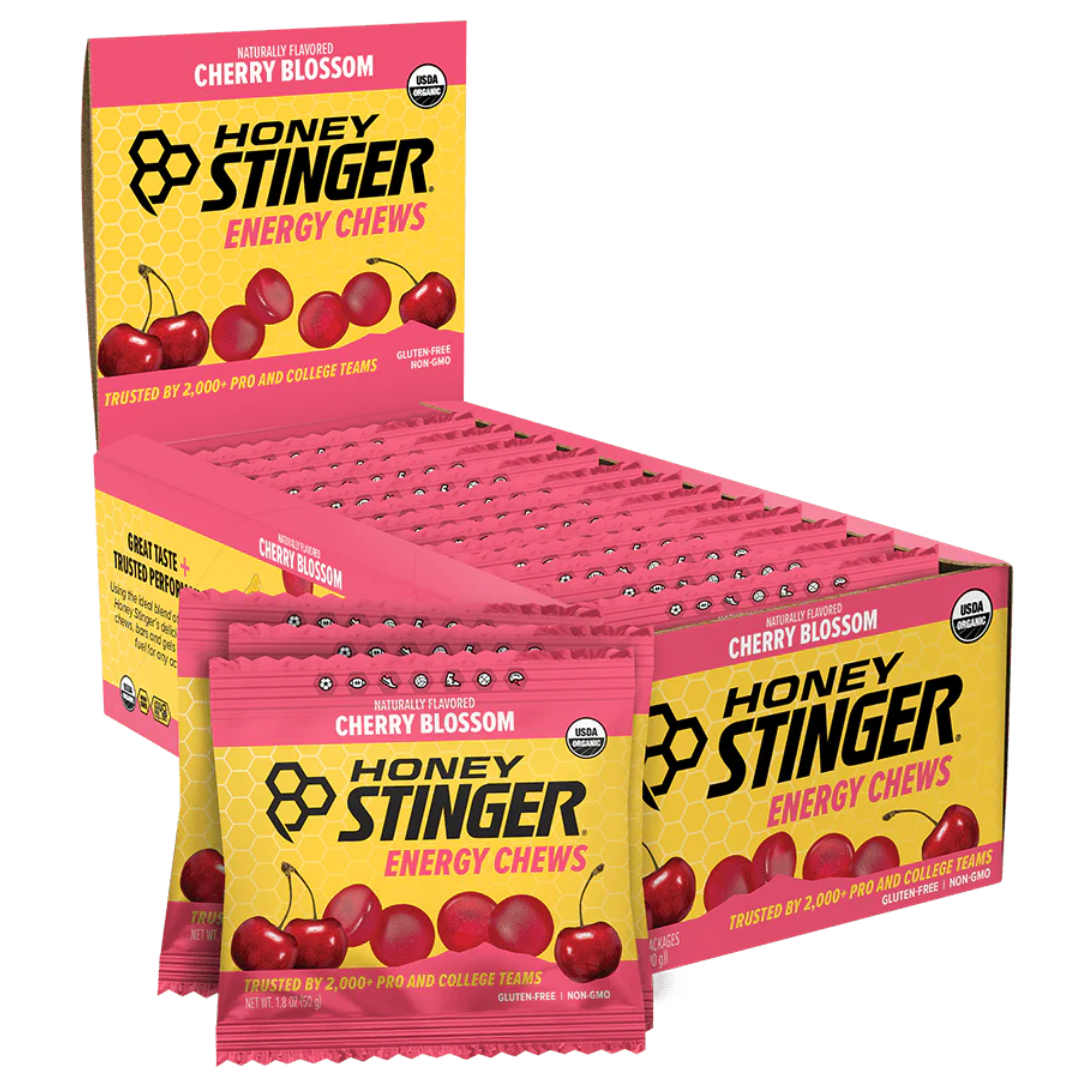 Honey Stinger Classic Cherry Blossom Energy Chews - 1.8oz / 12ct