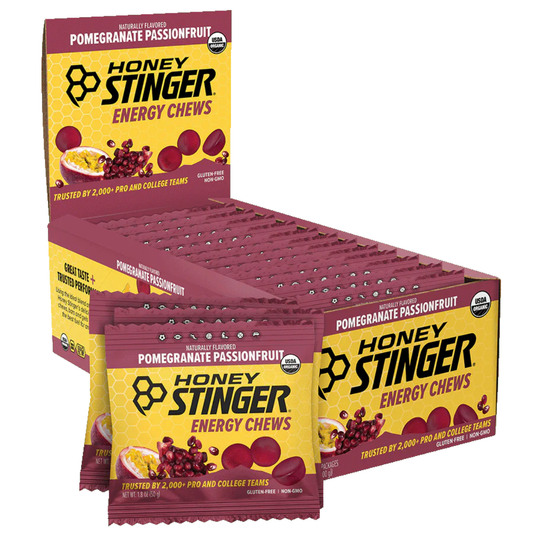 Honey Stinger Classic Pomegranate Passionfruit Energy Chews - 1.8oz / 12ct