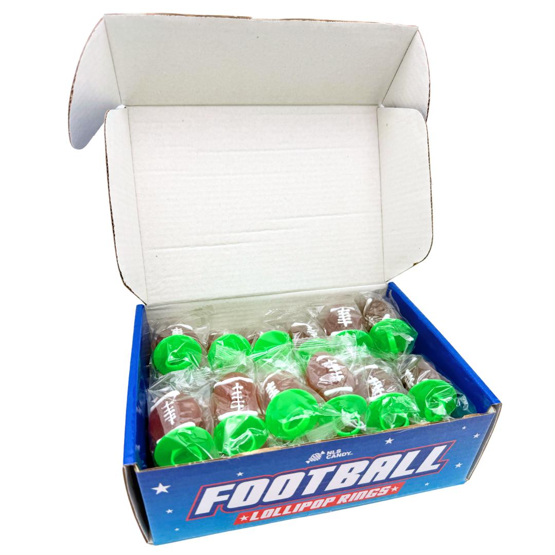 Football Lollipop Rings - 24ct