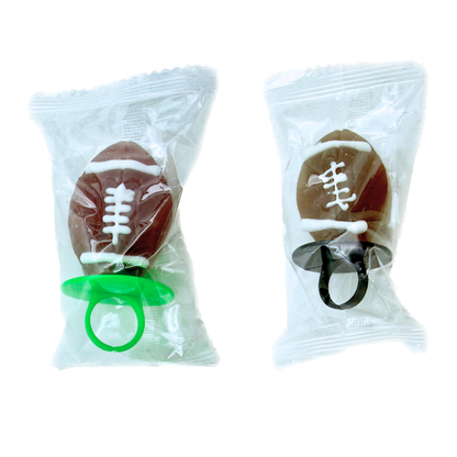 Football Lollipop Rings - 24ct