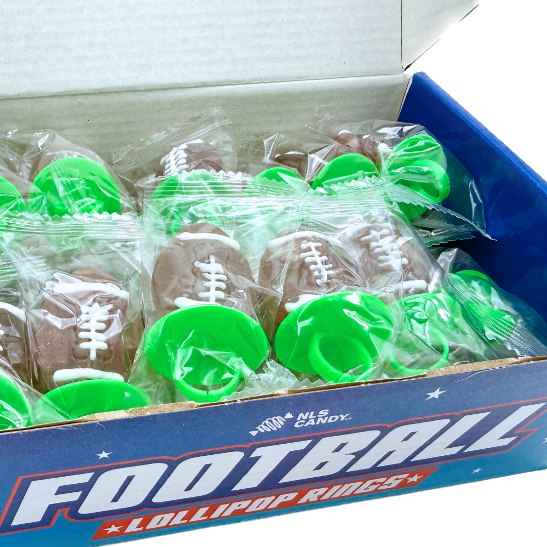 Football Lollipop Rings - 24ct