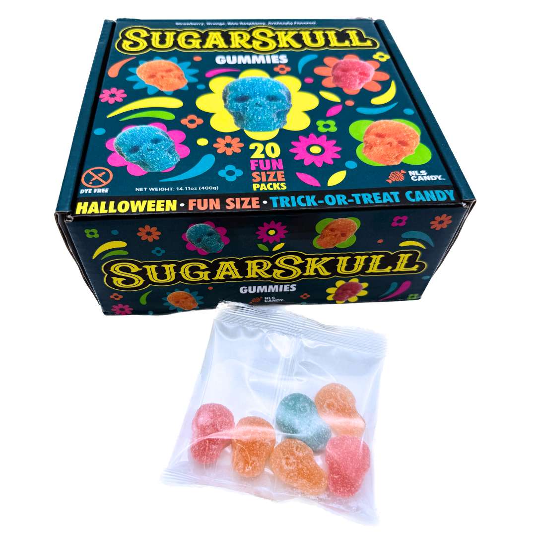 Sugar Skull Halloween Gummies - 14.11oz / 20ct