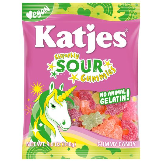 Katjes Sssparkly Sour Gummies - 4.9oz