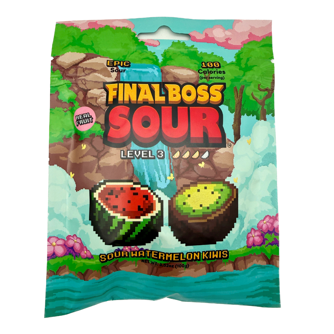 Final Boss Level 3 Sour Watermelon Kiwis - 3.52oz