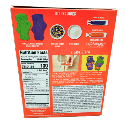 Sour Patch Kids Halloween Cookie Kit - 7.3oz