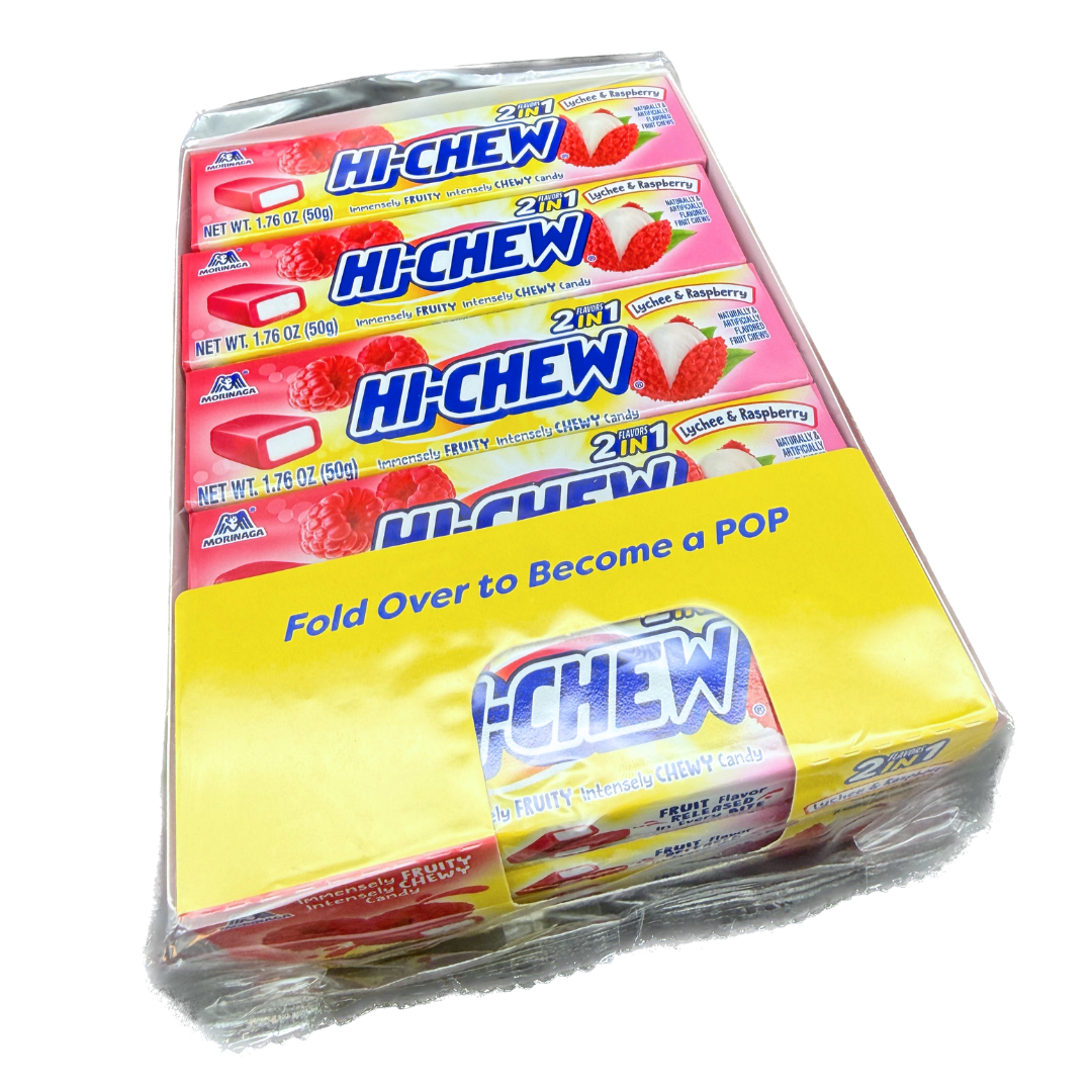 Hi-Chew Lychee & Raspberry 2-in-1 Chews - 1.76oz / 15ct