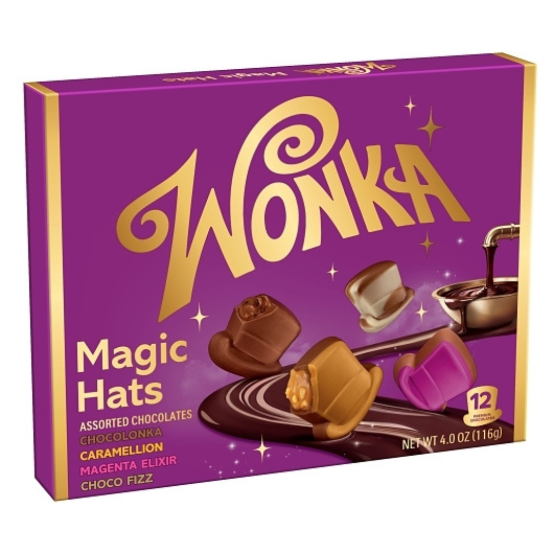 Wonka Magic Hats Assorted Chocolates - 4.2oz