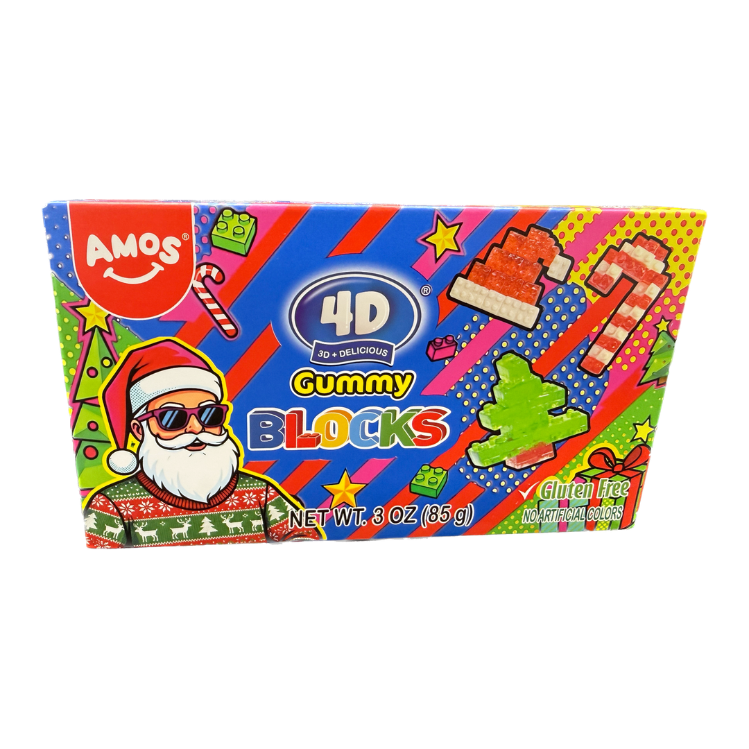 AMOS 4D Gummy Blocks - 3oz