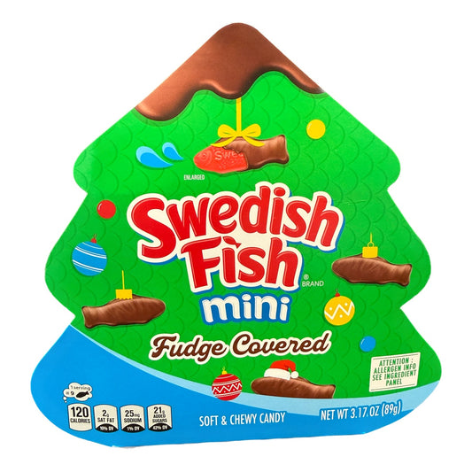 Mini Fudge Covered Swedish Fish - 3.17oz