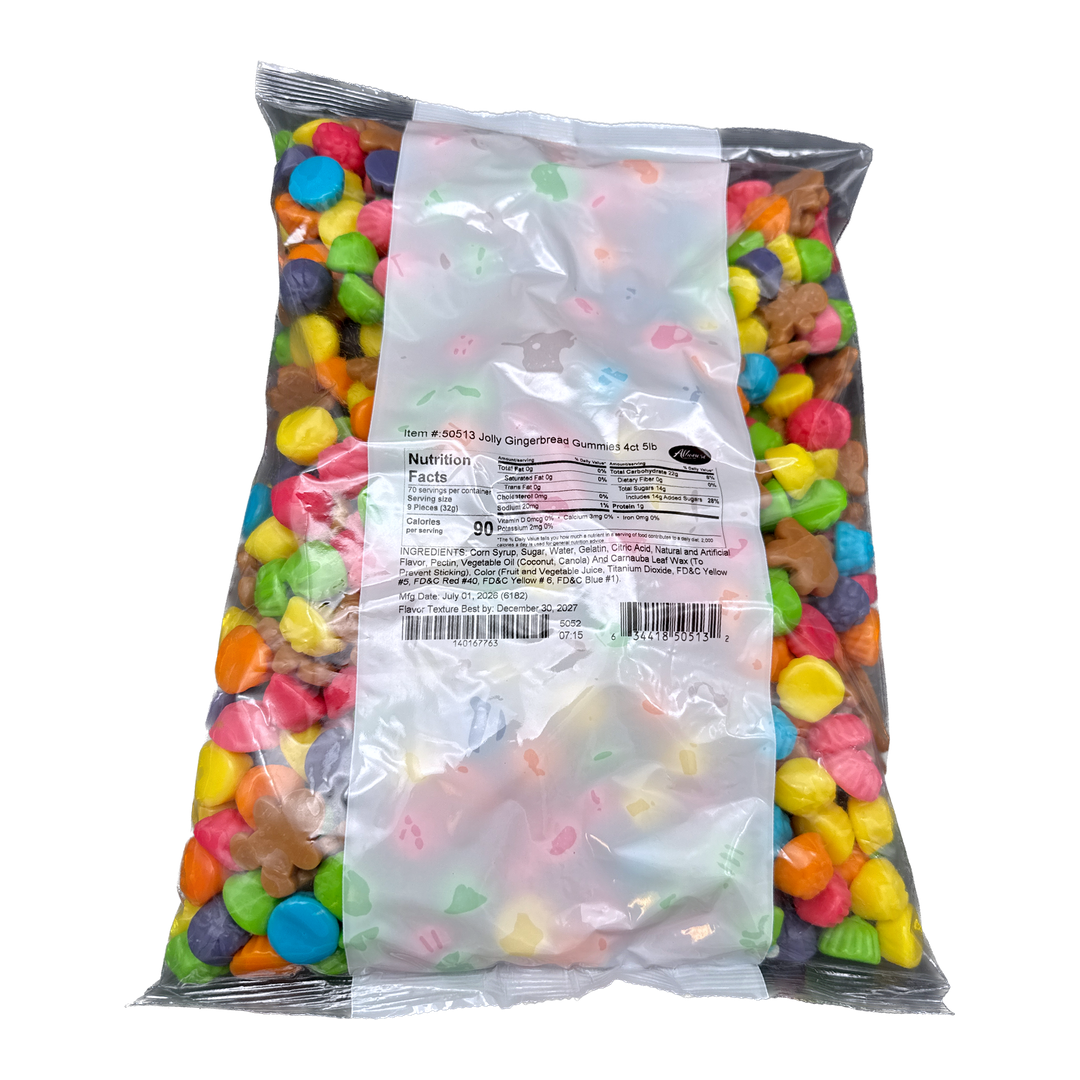 Albanese Jolly Gingerbread Gummies - 5lb