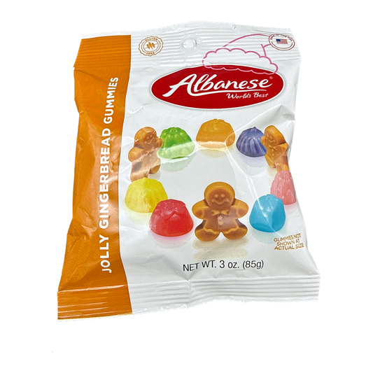 Albanese Jolly Gingerbread Gummies - 3oz