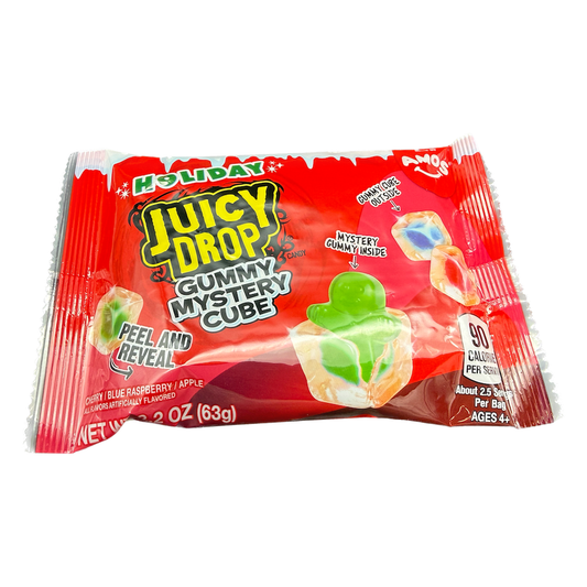Holiday Juicy Drop Gummy Mystery Cube - 2.2oz / 16ct